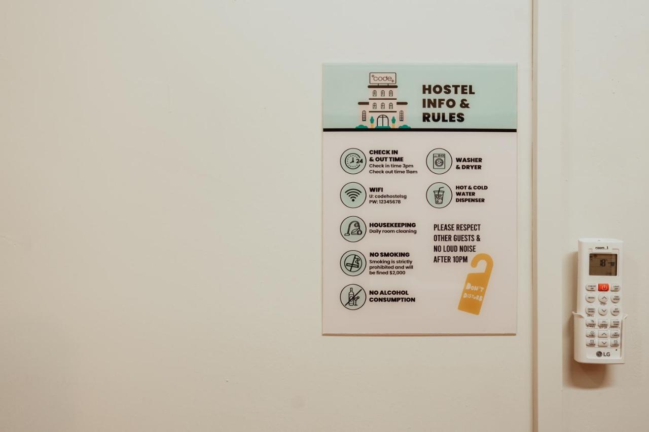 Code Hostel At Lavender Singapore Bagian luar foto