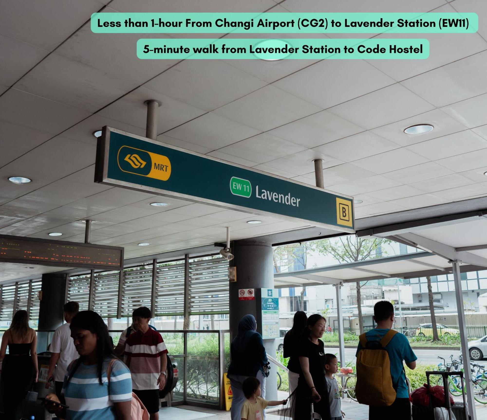 Code Hostel At Lavender Singapore Bagian luar foto